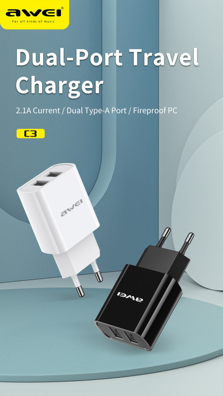 AWEI TYPE-C Cable Cable 1m AWEI Charging Head